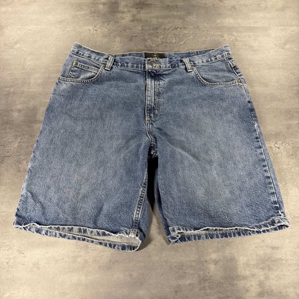 RedHead Blue Jean Jort Shorts 38 10" Inseam Baggy Wide Leg‎ Denim Carpenter